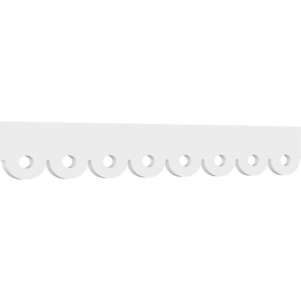 Ekena Millwork Hudson Architectural Grade PVC Running Trim, 6"H x 5/8"P x 48"L RUNP06X0625X48HUD - main